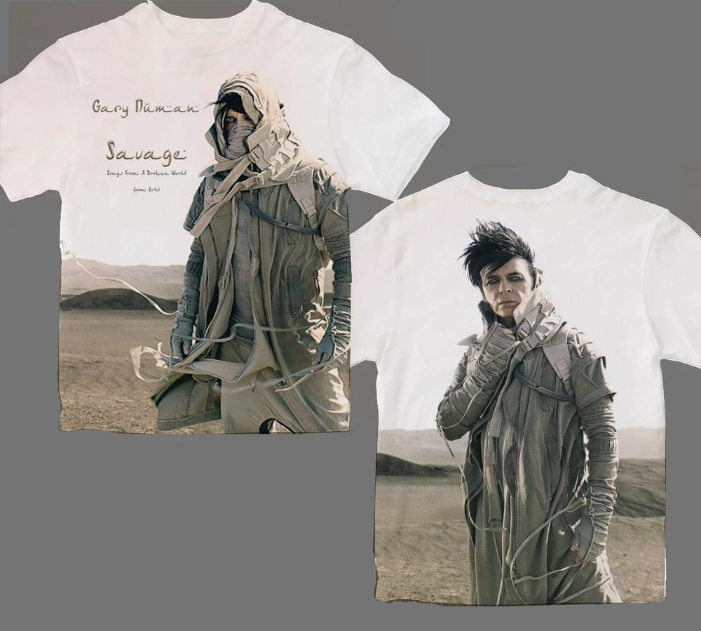 Gary Numan 2025 Tour Shirt AOP Unisex S-5XL MEN 2 sides QA1799