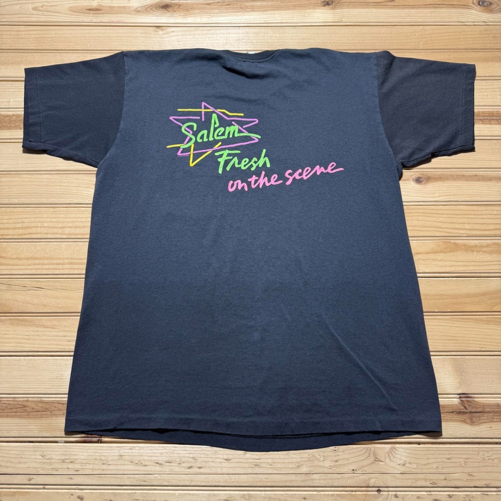 Vintage 90s 1993 Salem Cigarettes Fresh On The Scene Advertising Pocket Shirt XL