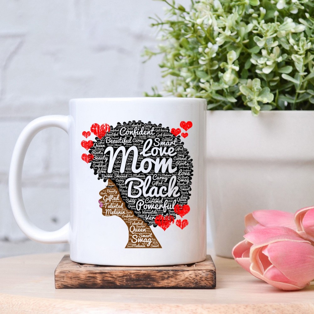 Black Woman Shirt for Mom Gift Christmas Mother's Day T-Shirt