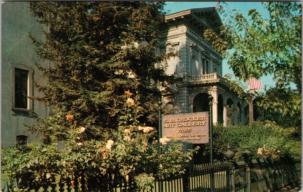 Sacramento CA-California, Crocker Art Gallery, Vintage Postcard