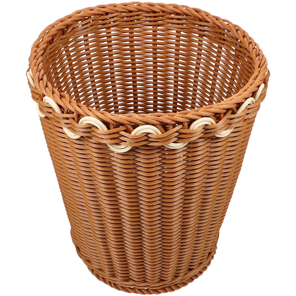 Office Woven Home Dorm Multi-functional Storage Basket Waste Paper Basket
