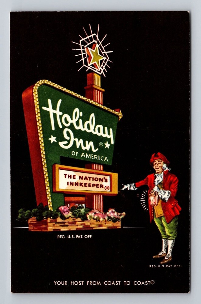 Iowa IA Iowa City Holiday Inn Vintage Postcard