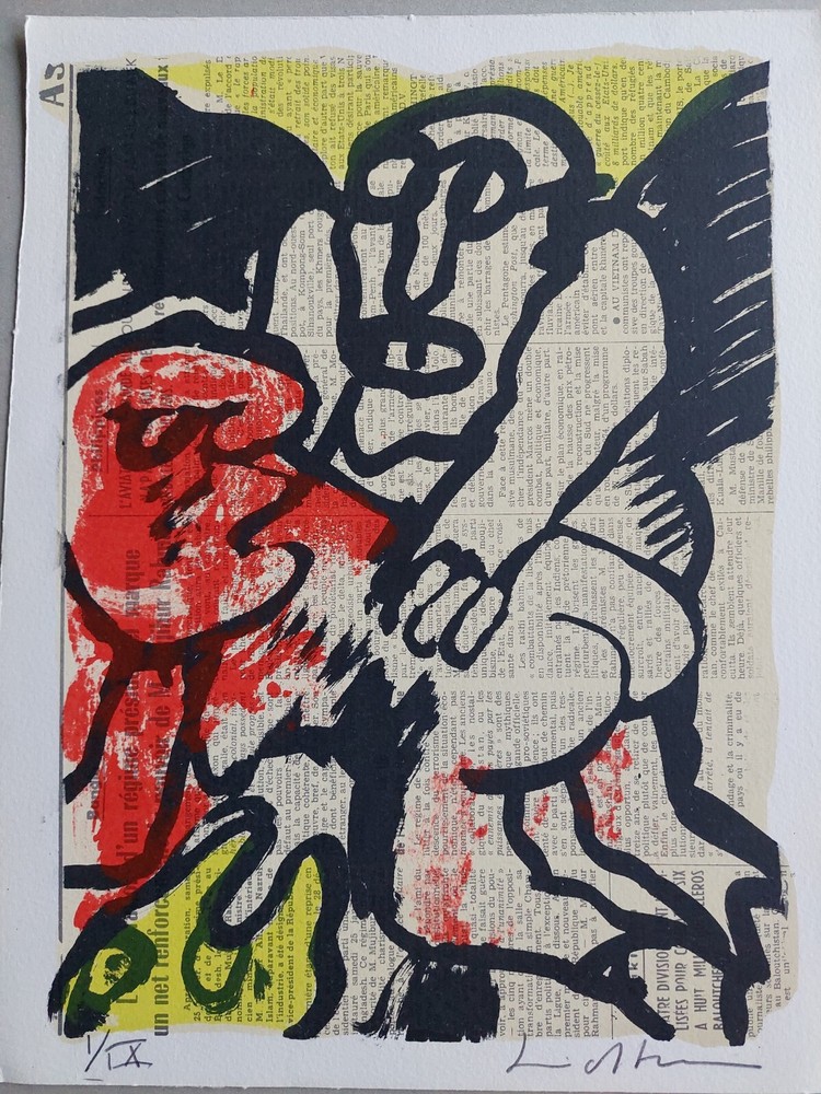 Bengt LINDSTRÖM Signed lithograph 
