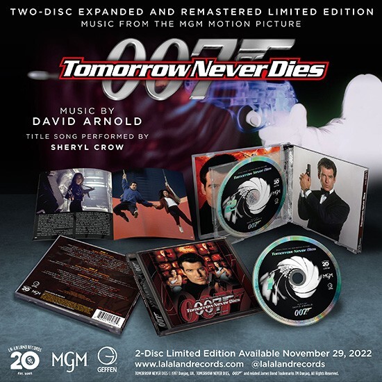 TOMORROW NEVER DIES Soundtrack 2-CD OUT OF PRINT