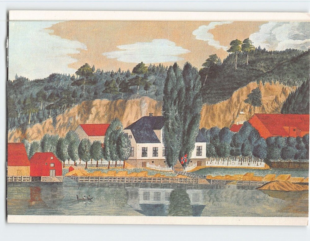 Postcard Henrik Ibsen Farm Bergen Norway