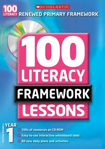 100 New Literacy Framework Lessons for Year 1 with CD-Rom By Syl