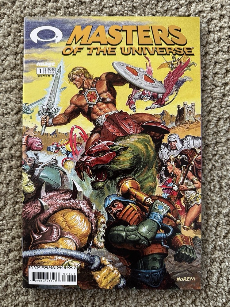 Masters of the Universe #1 NM Gold Foil Image Comic 2002 He-Man, Invincible