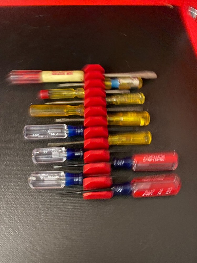 QRT Mini/Micro Screwdriver Organizer Rail W. Integrated Magnets