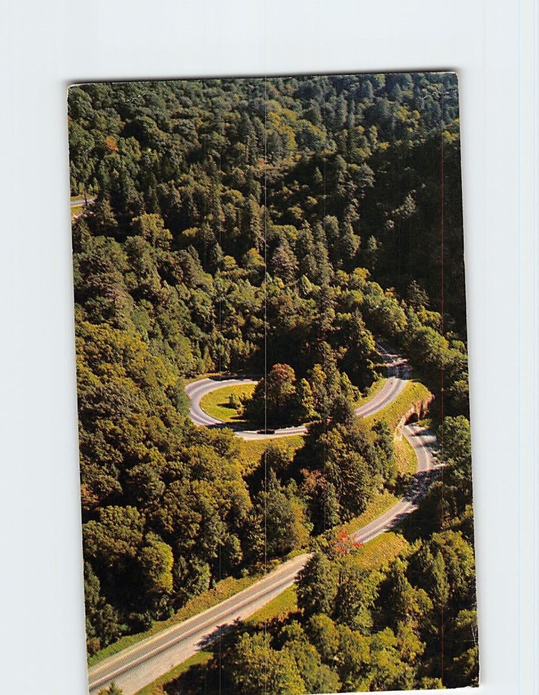 Postcard Loop-Over Great Smoky Mountains National Park Tennessee USA