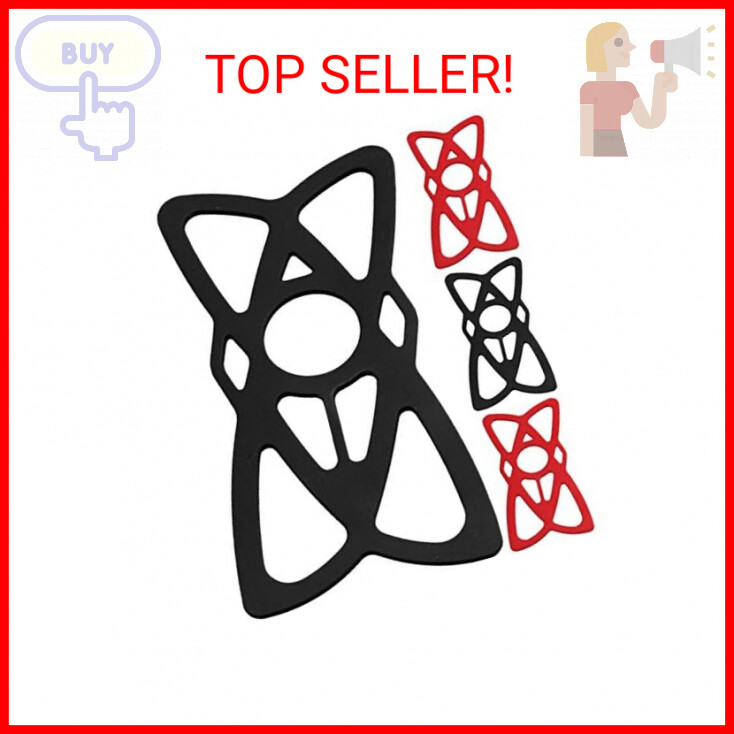 NALAKUVARA Phone Mount X Holder Grip Tether Rubber Strap Silicone Security Bands