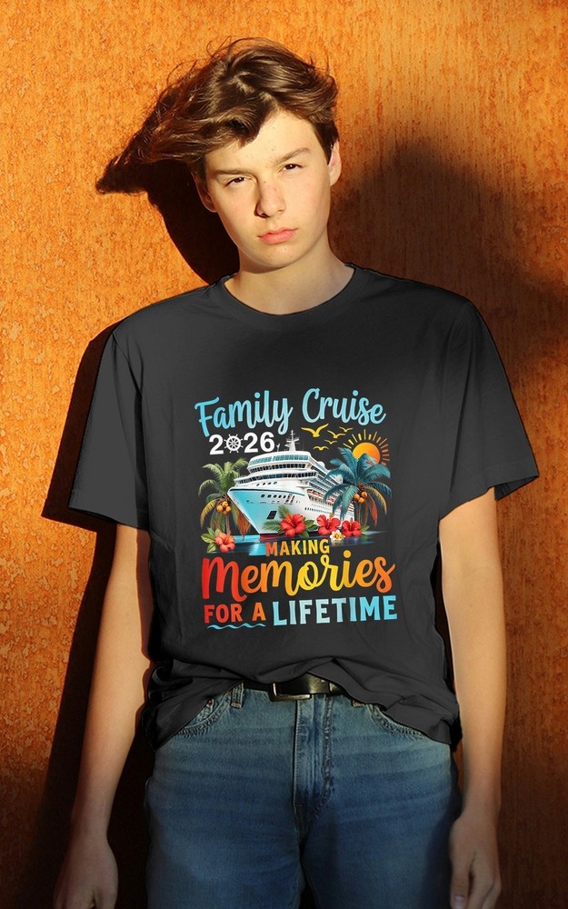 Family Cruise 2026 Vacation Summer Party T-Shirt