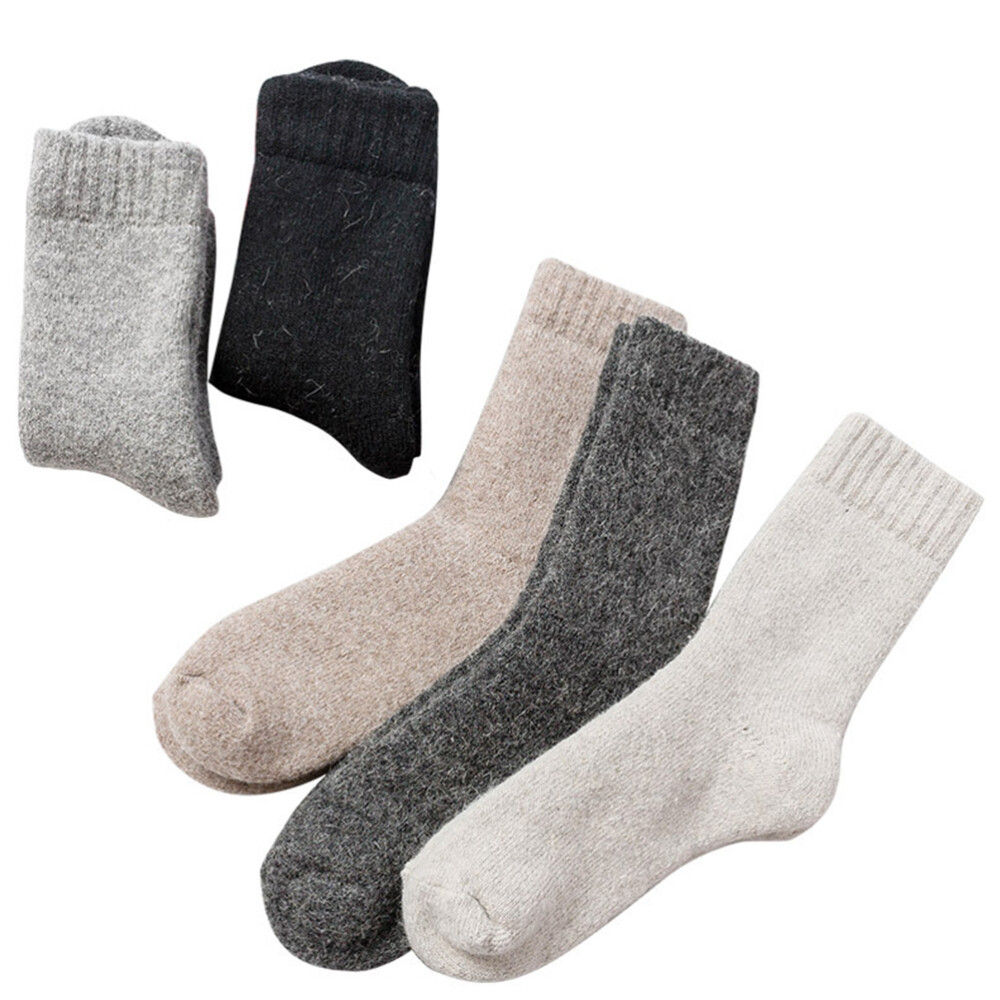2 Pairs Cotton Socks Screw Sports for Men Mens Wool Miss Man