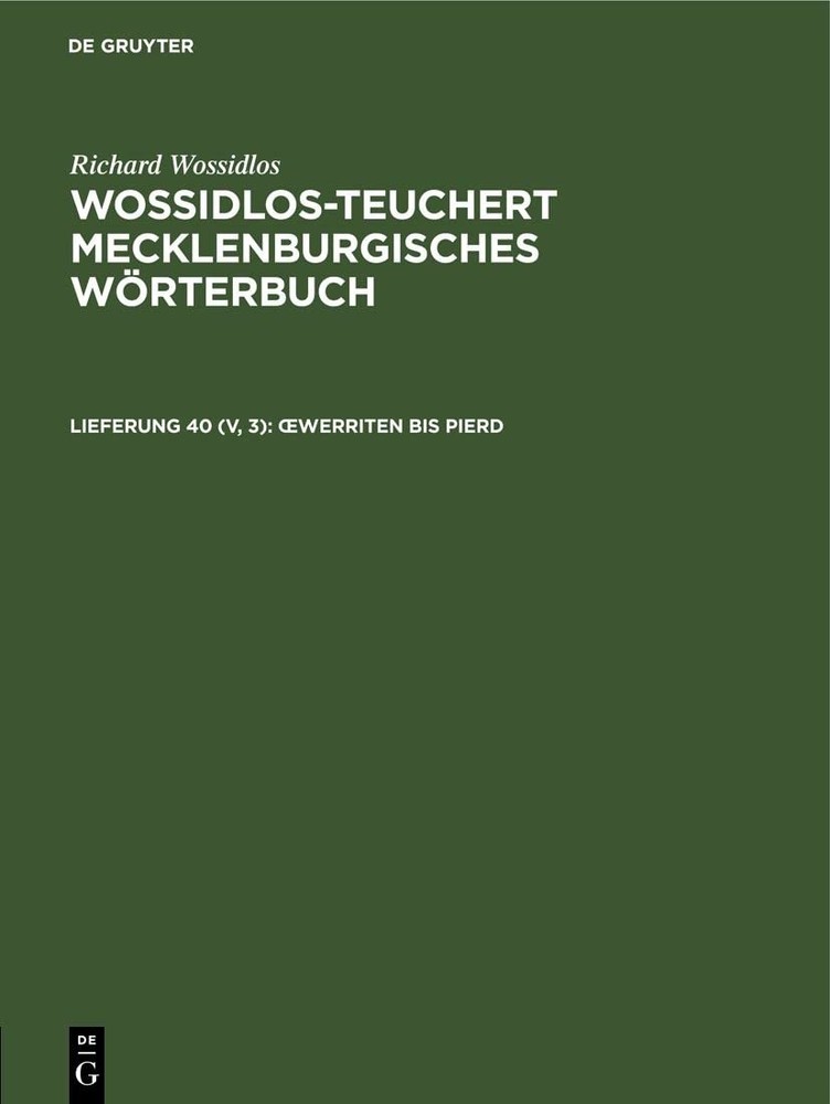 Oewerriten Bis Pierd (Hardback)