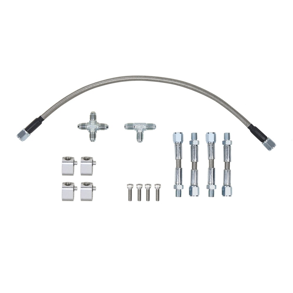 For LS 4-Corner Coolant Steam Port Crossover Hose Kit 4.8 5.3 5.7 6.0 6.2 LS1 LS