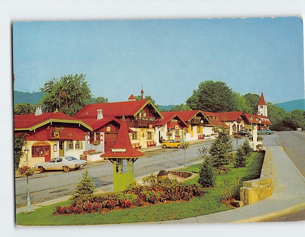 Postcard Alpine Village of Helen Georgia USA