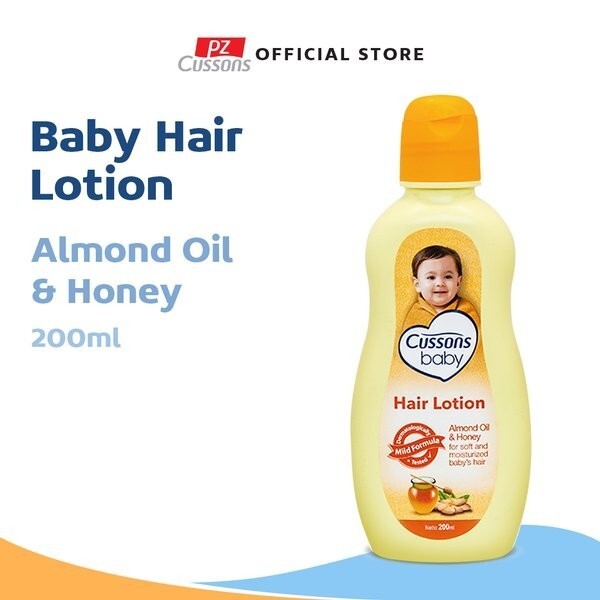 Cussons Baby Hair Lotion with Almond Oil & Honey 200ml for Soft Healthy Hair