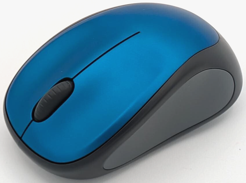 Logitech M317 Wireless Mouse Steel Blue No USB Dongle Included