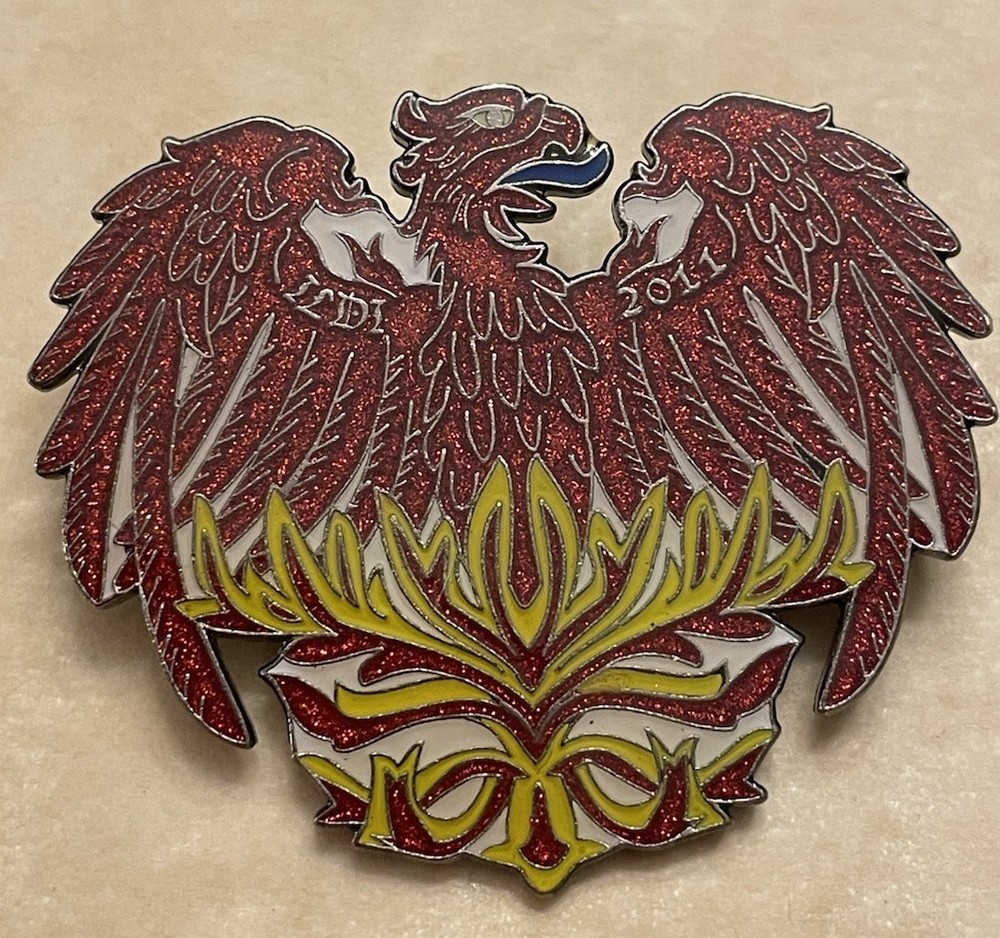 2011 Illinois Red Phoenix Destination Imagination Global Finals Trading Pin