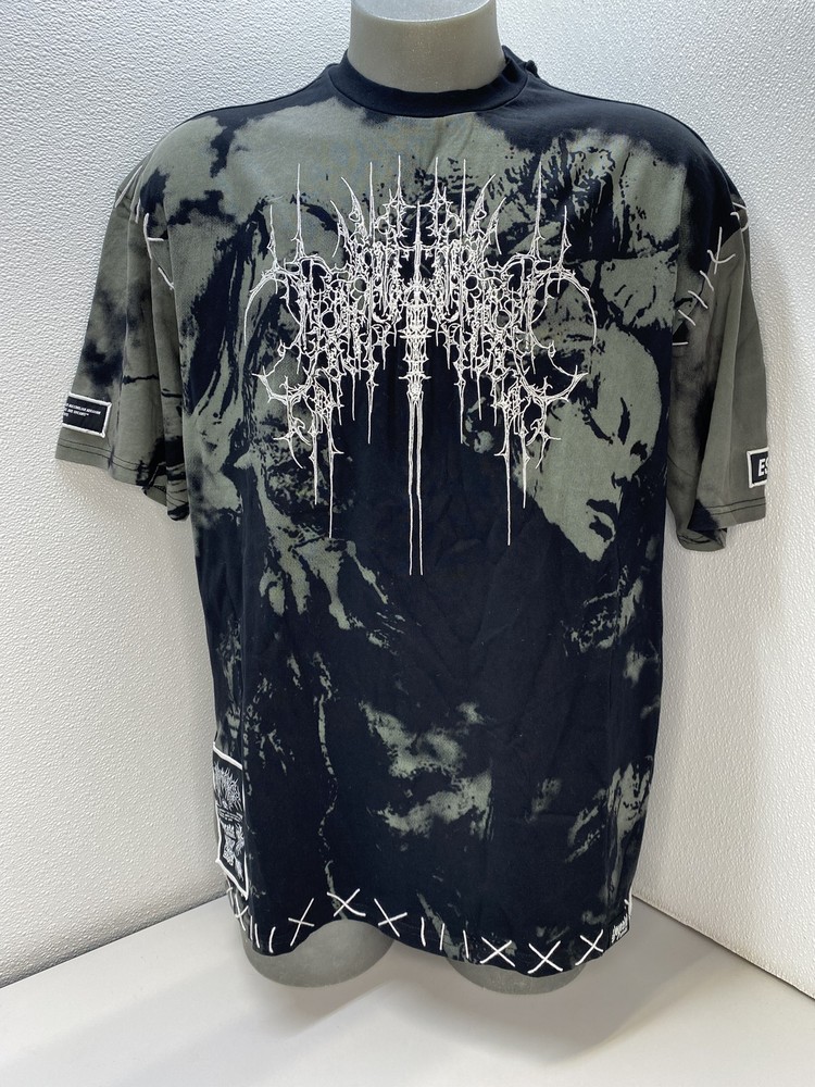 Stay Cold Mens T-Shirt Black/Multi Size XL Chamber Of Chaos Heavy Oversized Tee