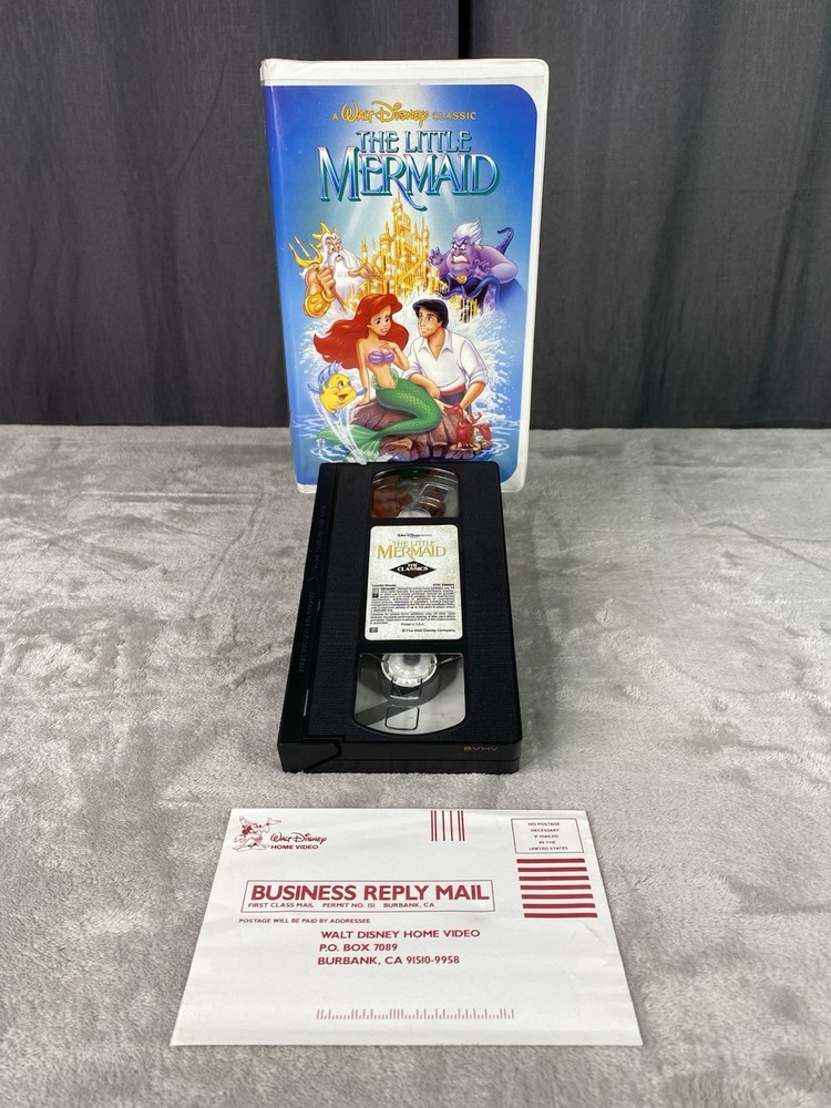 Disney The Little Mermaid 1989 Black Diamond Edition Banned Cover Art