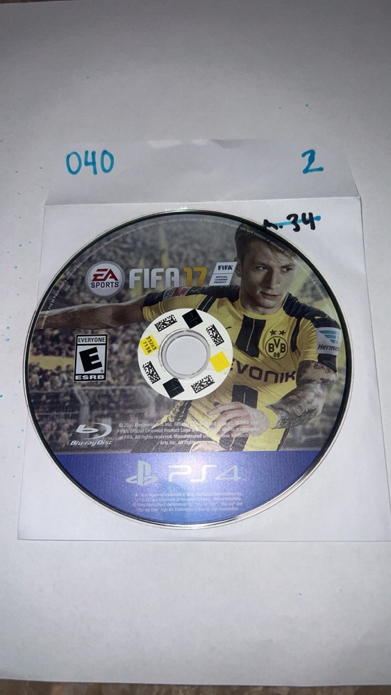 FIFA 17 (Sony PlayStation 4, 2016) Disc Only- No tracking 040
