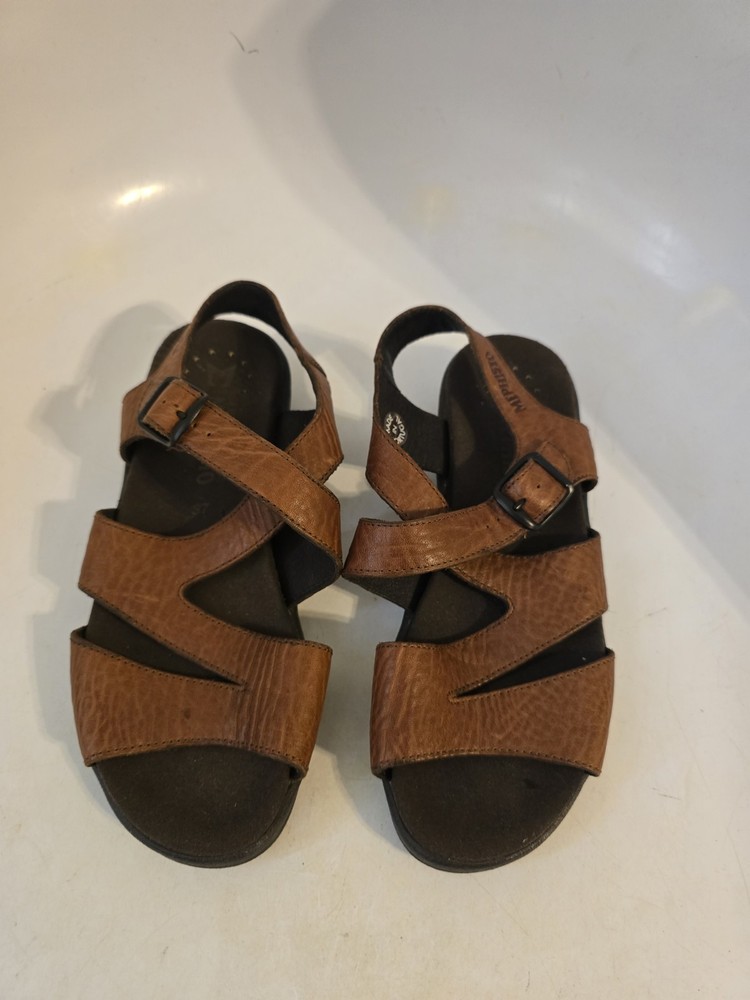 MEPHISTO Altina Brown Sandal with 4X Shock Absorbing System Women's Size 37
