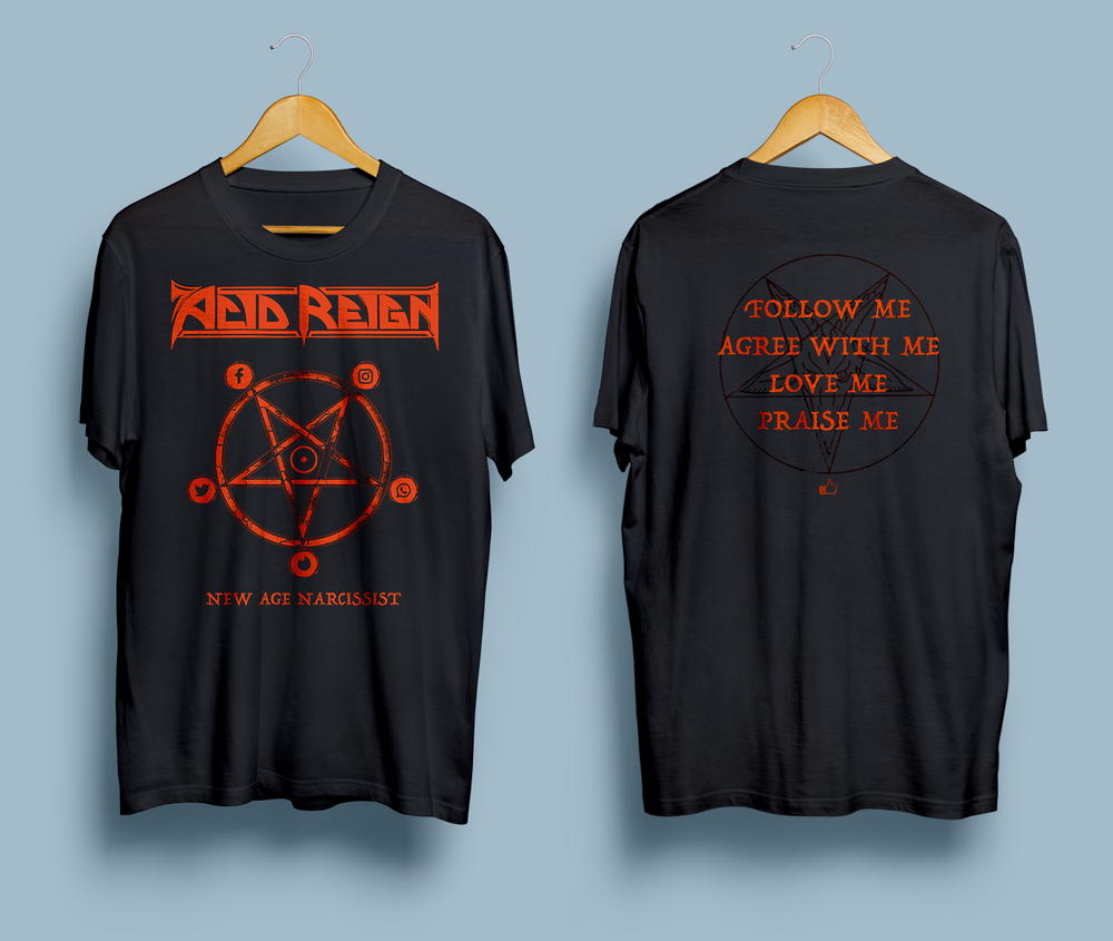 Acid Reign New Age Narcissist T-Shirt in Sizes S M L XL 2XL 3XL-image