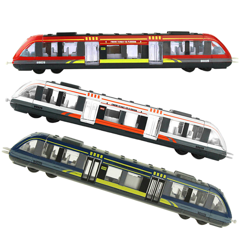 3-Piece High-Speed Train Electric Toy for Child Shape Learning