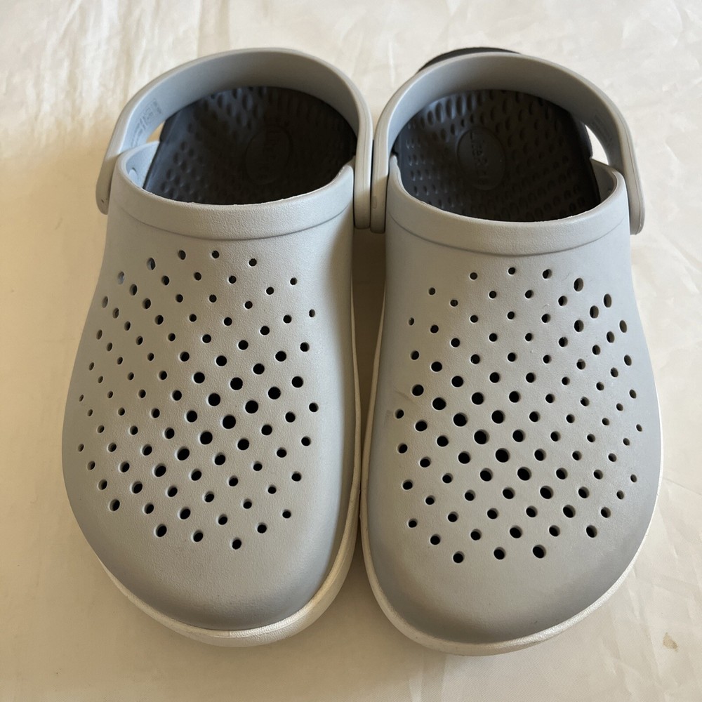 Crocs Unisex Literide 360 Clog Shoes Grey US Size Women's 9 Men's 7 Slip On