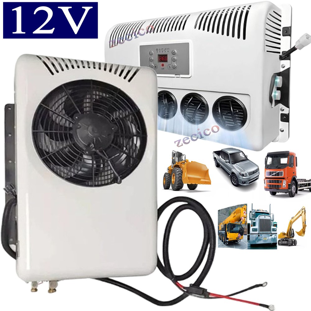 12V 12000 BTU Split AC for Semi Trucks RV Bus Caravan