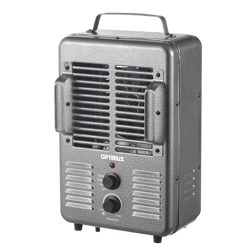 Optimus Portable Utility Thermostat (Full Size) Heater, 9.5