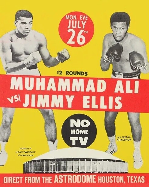 1971 Muhammad Ali Vs Jimmy Ellis Heavyweight Fight 8x10 PHOTO PRINT