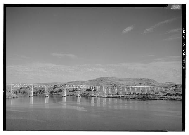 5. APPROACH SPAN RIVER SPAN LOOKING WEST - Joso High Bridge, Spanning Snake