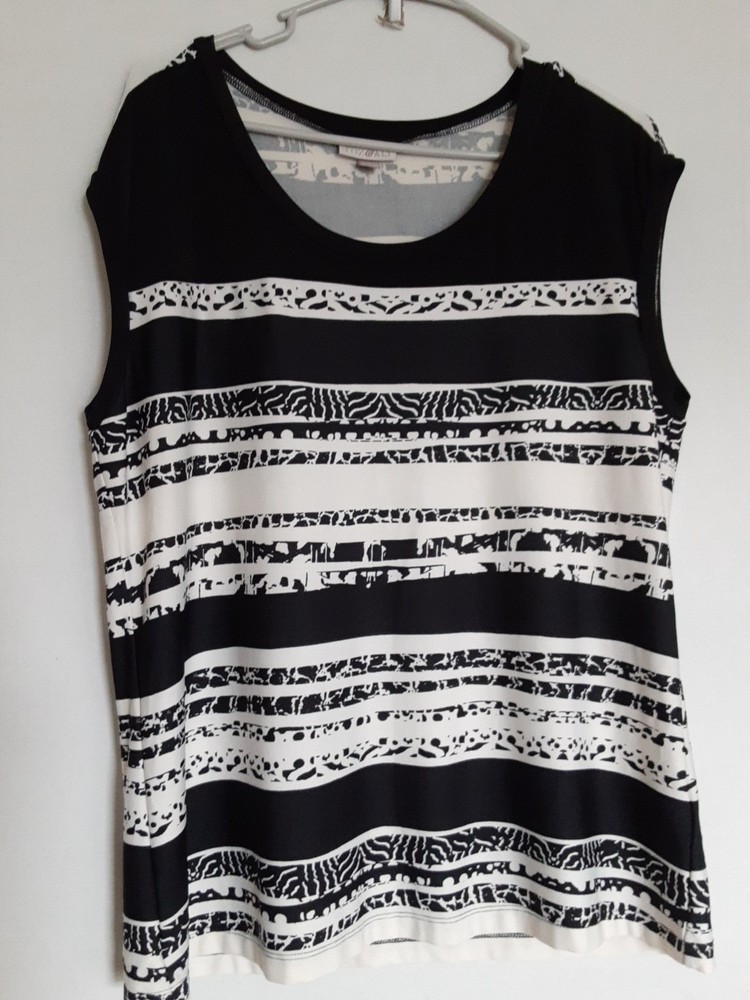 Roz & Ali Sleeveless Top Size Xl