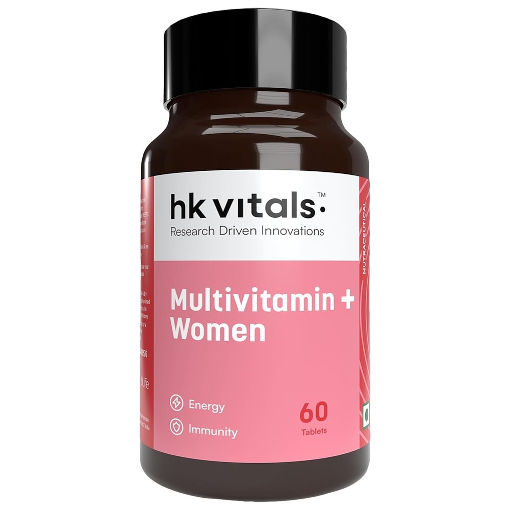 HK Vitals Multivitamin Plus Women - Boosts Energy, Joints, Skin & Hair - 60 Tablets  