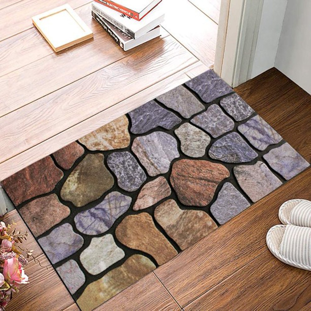 Front Door Entrance Outdoor Welcome Mat Non-Slip Door Mat Rubber Doormat Mat