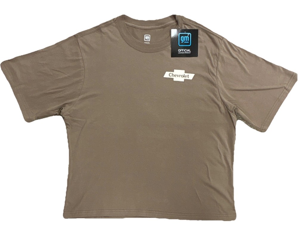 Chevrolet Silverado 1978 Graphic Logo Brown Crew Neck T-Shirt Men’s M