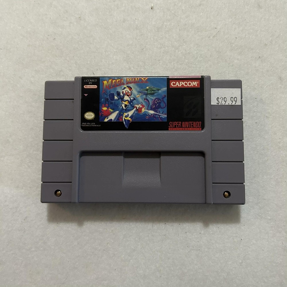 Mega Man X (Super Nintendo SNES, 1994) TESTED