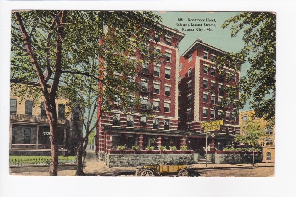 Densmore Hotel 9th & Locust Streets Kansas City Missouri Divided Back Postcard