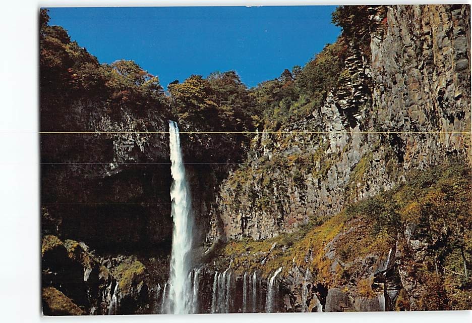 Postcard Kegon Falls Nikko National Park Japan