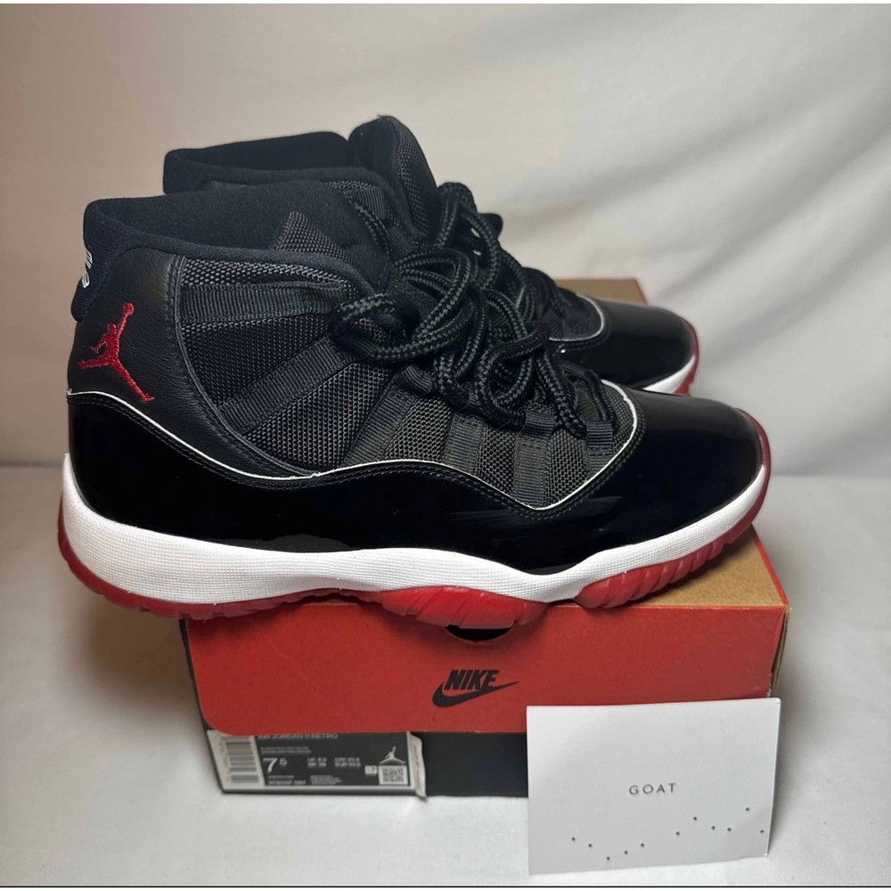 Size 7.5 - Nike Air Jordan 11 Retro Bred 2019 Men's Shoes - Ships Now