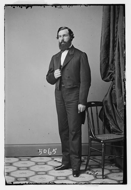 Photo:Corwin Jr Portrait 1860s Bearded Man Studio Photograph