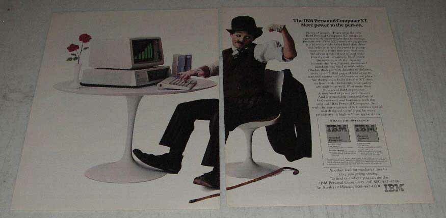 1983 IBM Personal Computer XT Ad - More Power