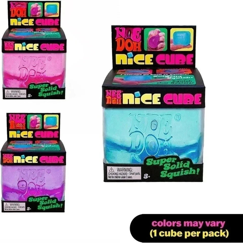 NeeDoh Nice Cube Stress Ball Fidget Toy New
