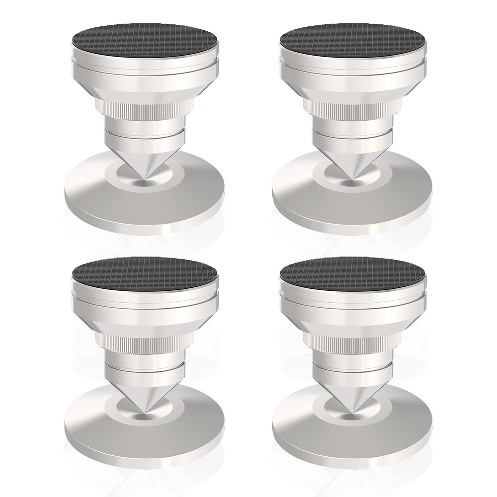 Adjustable Turntable Feet Stainless Steel Speaker Vibration Isolation Spikes&...