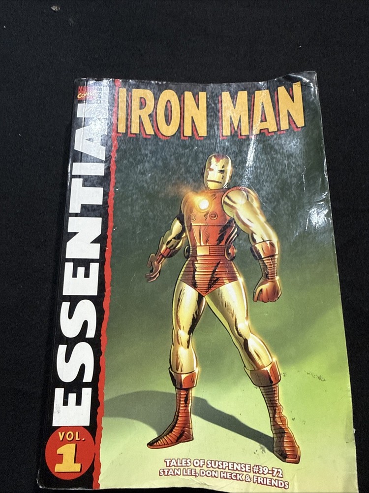 Essential Iron Man, Vol. 1 Marvel - Paperback, by Lee Stan; Hartley