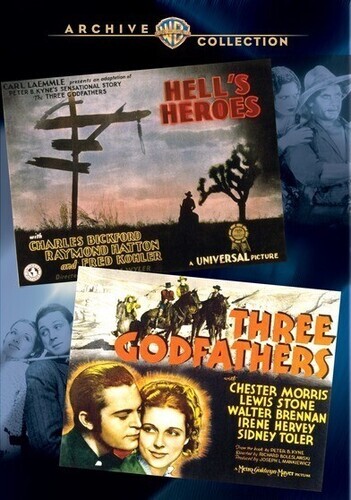 Hell's Heroes / Three Godfathers [New DVD] Black & White, Full Frame, Mono Sou