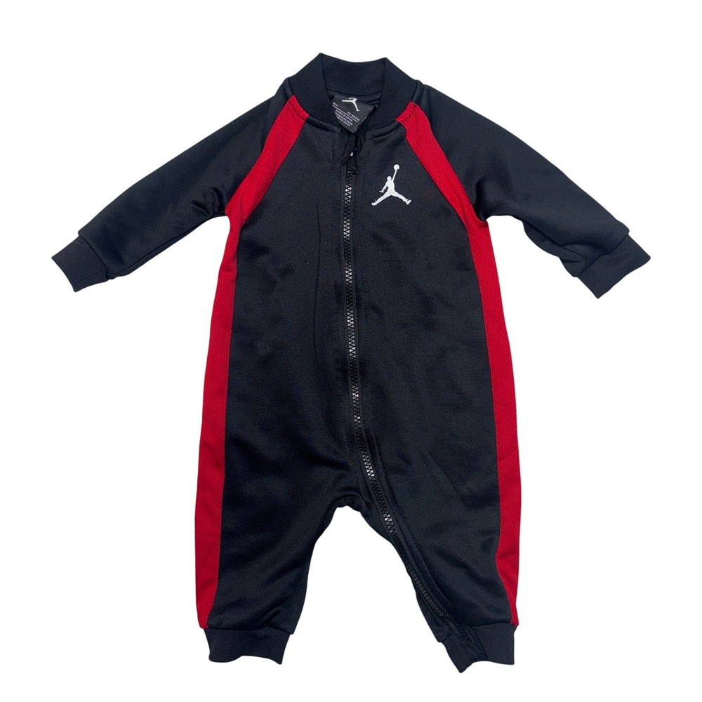 Nike Air Jordan Romper 6 Months Baby Black #23 Overalls Long Sleeve One Piece