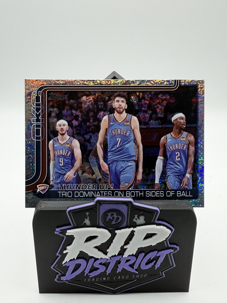 2025-26 Topps - Checklist Shai Gilgeous-Alexander, Chet Holmgren, Alex Caruso...