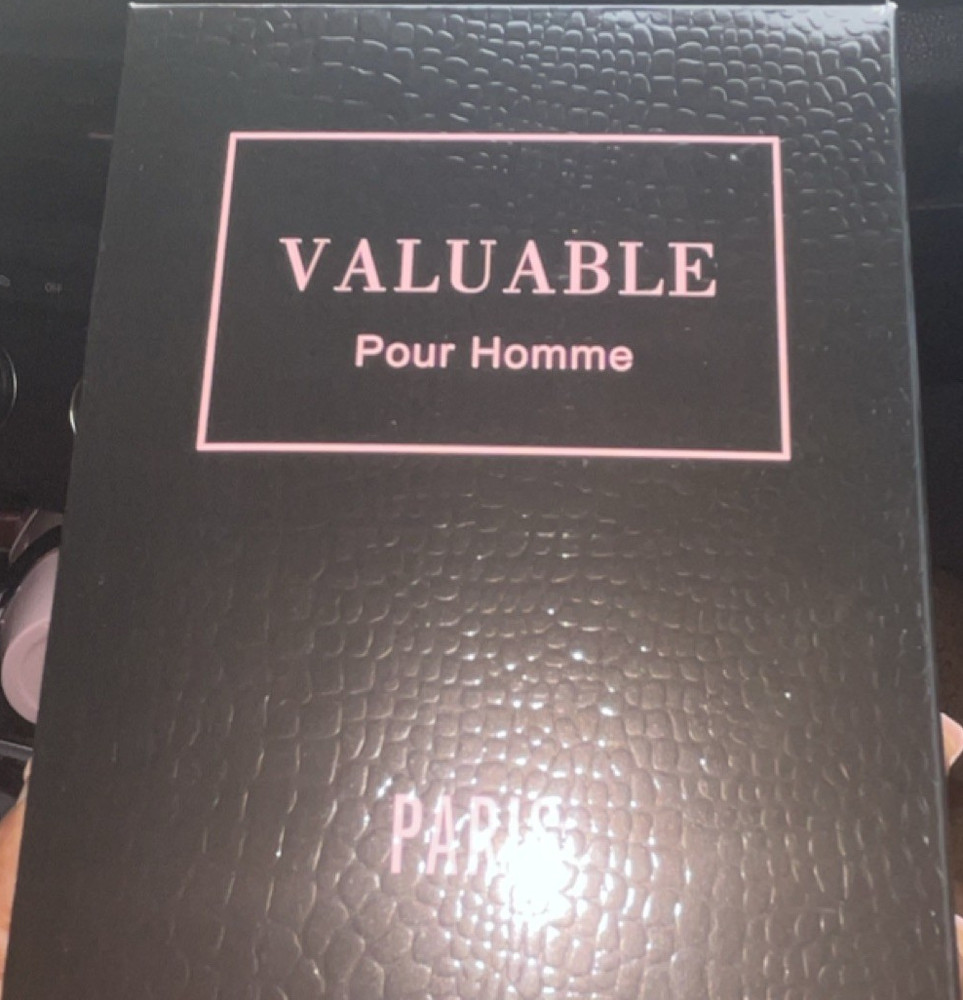 Valuable Pour Homme Eau de Parfum 3.4 fl oz Regular Size Men's Paris Fragrance